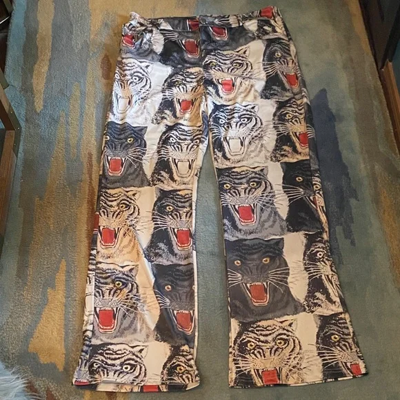 Wild Animal Print Pants - Picture 1 of 3